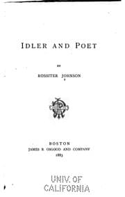 Tapa de Idler and poet
