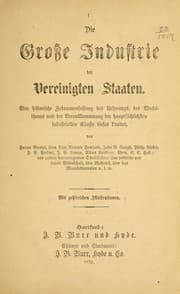 Tapa de Die Grosse industrie der Vereinigten Staaten