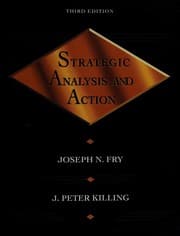 Tapa de Strategic analysis and action