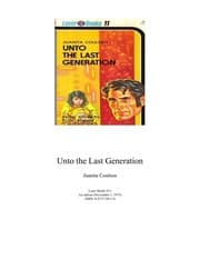 Tapa de Unto the last generation