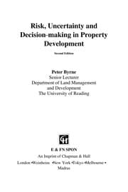 Tapa de Risk, uncertainty and decision-making in property development
