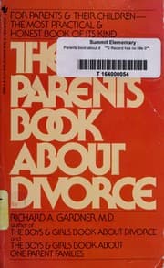 Tapa de Parents Book About Divorce, The