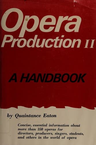 Tapa de Opera production II