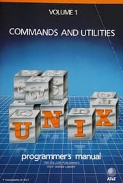 Tapa de UNIX programmer's manual