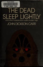Tapa de The dead sleep lightly