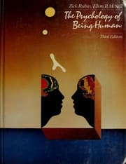Tapa de The psychology of being human
