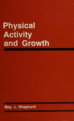 Tapa de Physical activity and growth