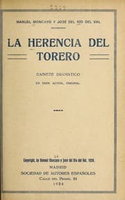 Tapa de La herencia del torero