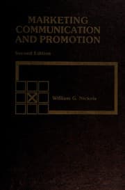 Tapa de Marketing communication and promotion