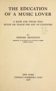 Tapa de The education of a music lover