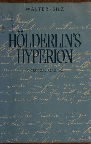 Tapa de Holderlin's Hyperion