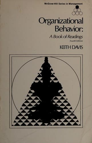 Tapa de Organizational behavior