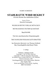 Tapa de ... Roman des Stahlratten-Zyklus