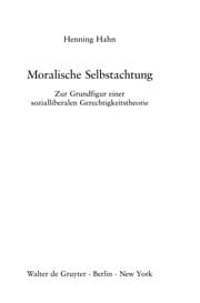 Tapa de Moralische Selbstachtung