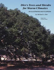 Tapa de Dirr's trees and shrubs for warm climates