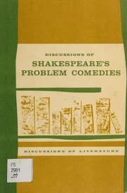 Tapa de Discussions of Shakespeare's problem comedies