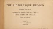 Tapa de The Picturesque Hudson