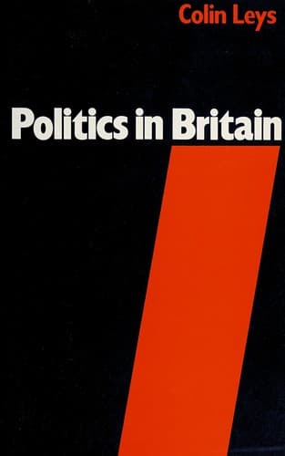 Tapa de Politics in Britain