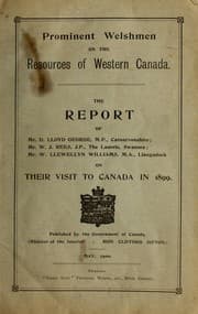 Tapa de Prominent Welshmen on the resources of Western Canada