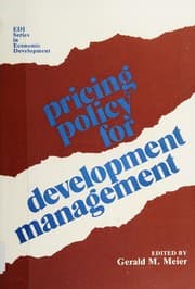 Tapa de Pricing policy for development management