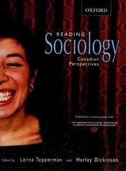 Tapa de Reading sociology
