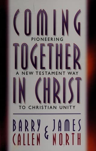 Tapa de Coming together in Christ