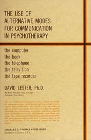 Tapa de The use of alternative modes for communication in psychotherapy
