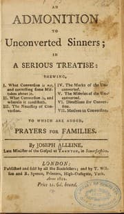 Tapa de An admonition to unconverted sinners