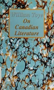 Tapa de On Canadian literature