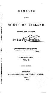 Tapa de Rambles in the south of Ireland during the year 1838