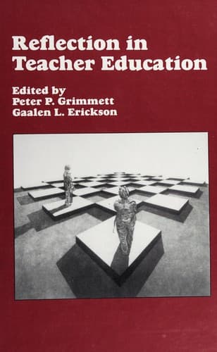 Tapa de Reflection in teacher education