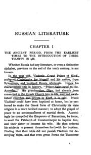 Tapa de A Survey of Russian Literature: With Selections