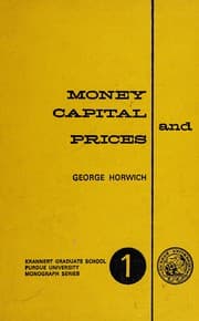 Tapa de Money, capital and prices