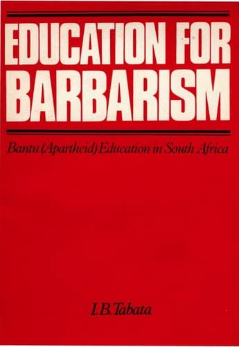 Tapa de Education for barbarism