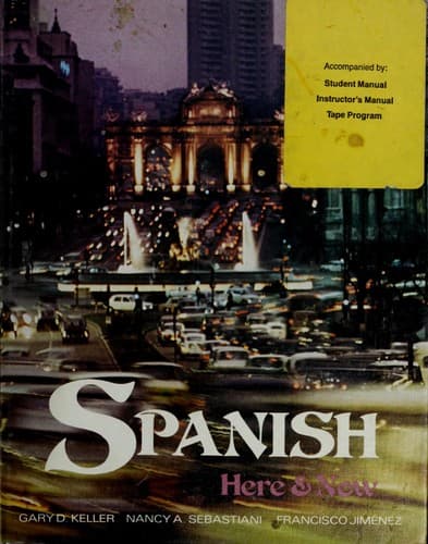 Tapa de Spanish here & now