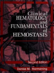 Tapa de Clinical hematology and fundamentals of hemostasis