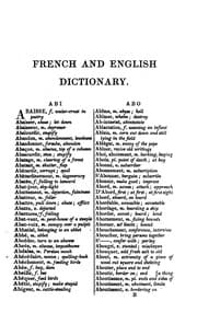 Tapa de A pocket dictionary of the French and English languages