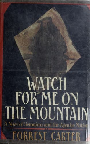 Tapa de Watch for me on the mountain