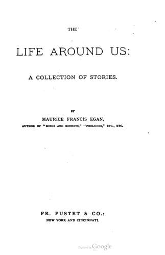 Tapa de The life around us