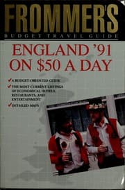 Tapa de Frommer's budget travel guide England '91 on £50 a day