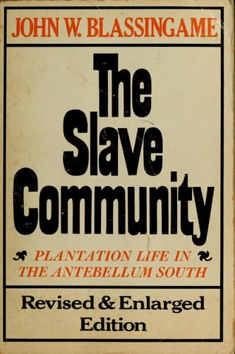 Tapa de The slave community