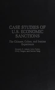 Tapa de Case studies of U.S. economic sanctions