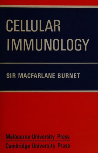 Tapa de Cellular immunology