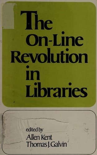 Tapa de The On-line revolution in libraries