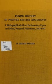 Tapa de Punjab history in printed British documents