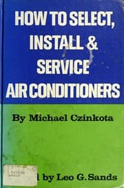 Tapa de How to select, install, and service air conditioners