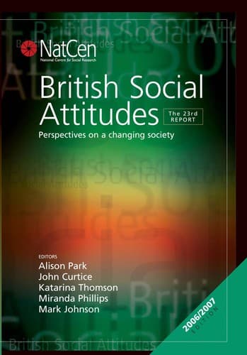 Tapa de British social attitudes