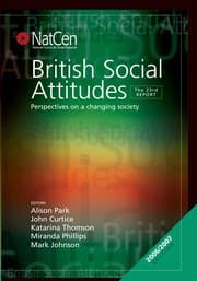 Tapa de British social attitudes
