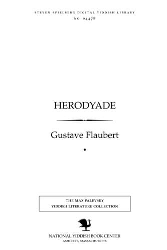 Tapa de Herodyade
