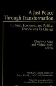 Tapa de A just peace through transformation